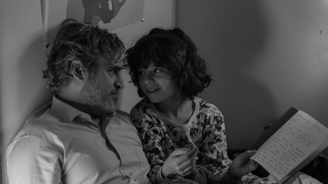 Joaquin Phoenix and Woody Norman in Mike Mills' C'mon C'mon. Courtesy of A24