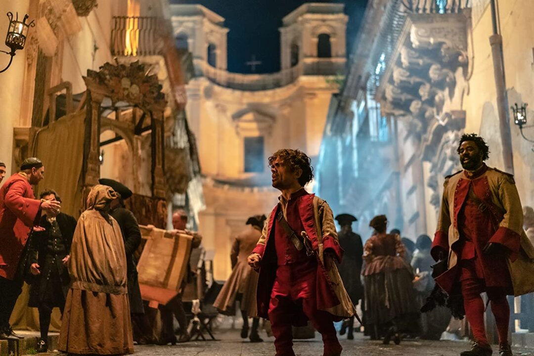 Peter Dinklage as Cyrano in Joe Wright's Cyrano