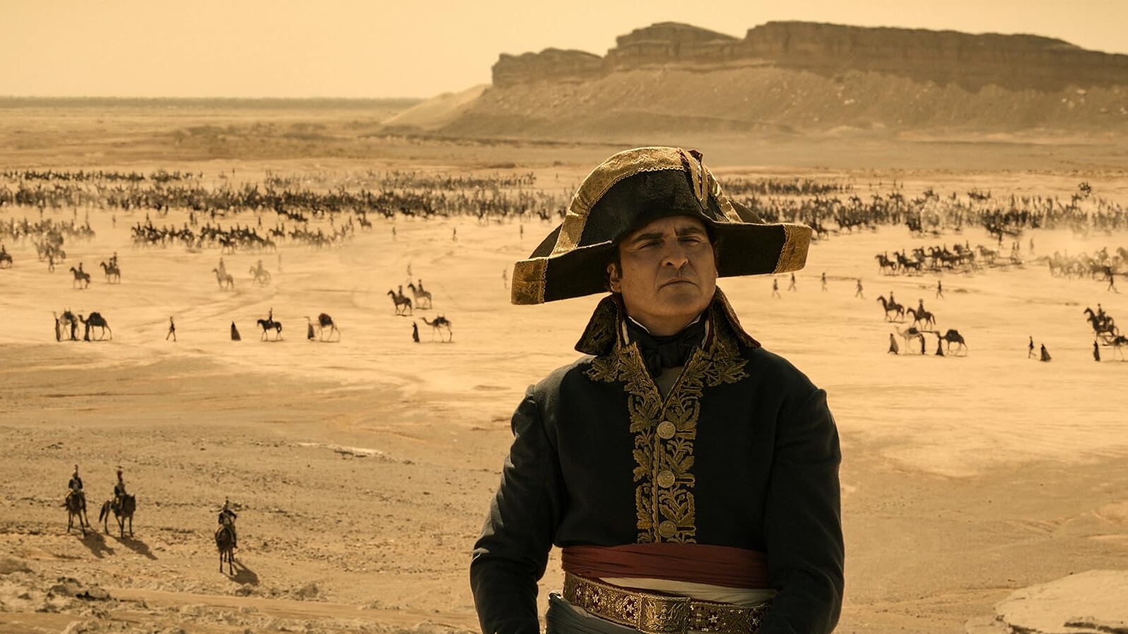 Joaquin Phoenix as Napoleon Bonaparte in 'Napoleon,' a film by Ridley Scott. Photo courtesy of Apple TV+