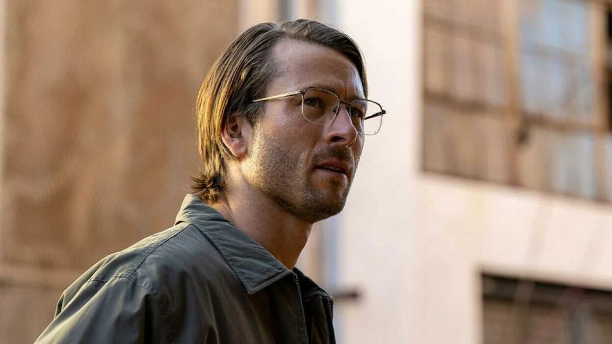 Glen Powell in 'Hit Man,' a film by Richard Linklater. Photo courtesy of Netflix