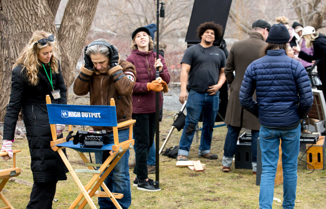 "It was a dream come true to be on set during the production of Hello Beautiful. However, we were not portraying the most flattering parts of my life or the easiest. This film sheds light on the pain that entire families go through during cancer trials, bringing up deep pain," says Christine Handy, executive producer of 'Hello Beautiful.' Pictured: Christine Handy and director Ziad Hamzeh