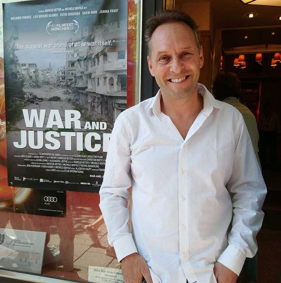 "An act of humanity is so much stronger, and reconciliation can lead to so much more then vengeance and violence. War can be replaced by justice. This is what inspired me most in the making of the film and this has become the main theme of the documentary." Pictured: Marcus Vetter