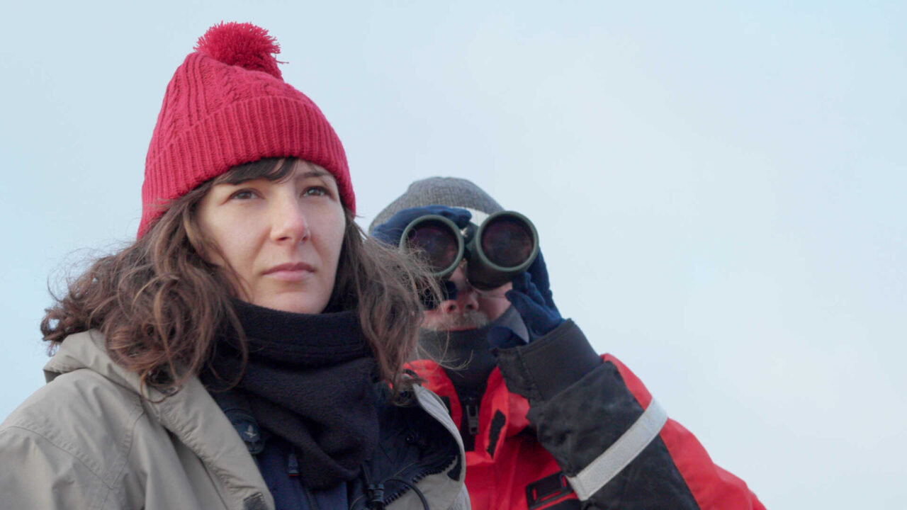 "This movie doesn’t have a conventional, Hollywood narrative, so I wound up capturing a series of feelings and moments that, when stitched together, form a semblance of what it was like to be down on that ship." Pictured: Dr. Samantha Monier in a still from 'Antarctic Voyage,' a film by Kevin Schreck. Photo courtesy of Kevin Schreck 