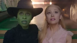 Cynthia Erivo as Elphaba and Ariana Grande as Galinda in 'Wicked,' a film by Jon M. Chu. Photo courtesy of Universal Pictures