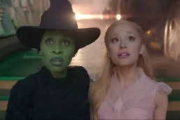 Cynthia Erivo as Elphaba and Ariana Grande as Galinda in 'Wicked,' a film by Jon M. Chu. Photo courtesy of Universal Pictures